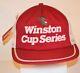 Winston Cup Series Nascar Vintage Snapback Mesh Trucker Hat Cap With Tags 1980's