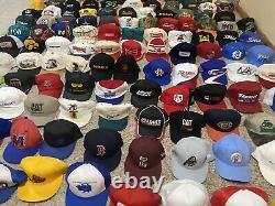 160 Chapeaux Vintage 70s 80s 90s Snapback Trucker Hat Collection Caps Cap Lot