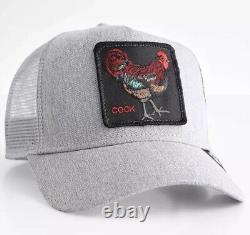 Chapeau Goorin Bros Animal Farm Trucker Baseball Snapback Hat Cap Roi du Coq