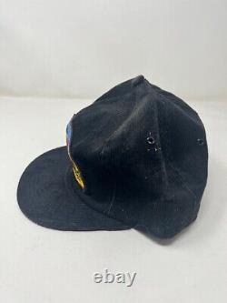Chapeau Jaune Vintage Snapback Corduroy Cap USA K-produits Très Rare