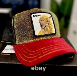 Chapeau casquette Goorin Bros Farm DRAMA Llama édition limitée rare épuisé, neuf avec étiquette (NWT)