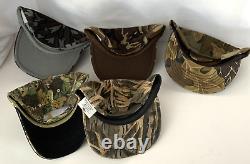 Chapeau de baseball à motif de camouflage Realtree Mossy Oak Lot 20 avec filet et attache ajustable