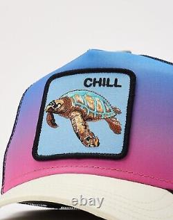 Chapeau de baseball snapback Goorin Bros Animal Farm Trucker Cap Chill Sea Turtle Bleu