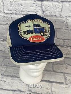 Chapeau de camionneur SnapBack rare pour camion semi-remorque Peterbilt Classics 1948 vintage Tonkin