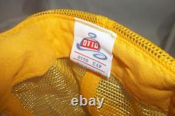 Chapeau vintage jaune Snapback TOP avec motif de rouleau de papier à rouler