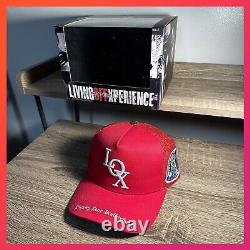 Dieu vous protège New York X Le patrimoine du groupe The Lox : casquette de camionneur snapback rouge Verzuz Jadakiss.