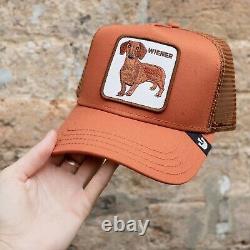 Goorin Animal Farm Trucker Baseball Hat Cap Dachshund Wiener Dawg Dachshund