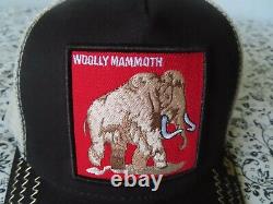 Goorin Animal Le Farm Trucker Snapback Chapeau De Baseball Cap Woolly Mammoth Noir