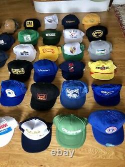 Hats Vintage 70s 80s 90s Snapback Truccker Hat Collection Caps Cap Lot