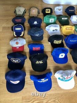 Hats Vintage 70s 80s 90s Snapback Truccker Hat Collection Caps Cap Lot