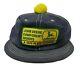 John Deere Component Works Louisville Ky Mfg Denim Truckers Snapback Cap Hat Pom