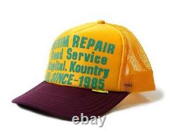 Kapital Kountry Denim Repair Service Pt 2tone Camion Chapeau Camion Camionneur Or Enji