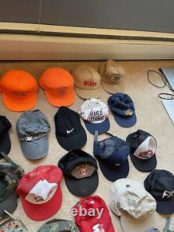 Lot De 90 Vintage Snapback Trucker Hat Cap Mesh Patch Logo Chasse Autre