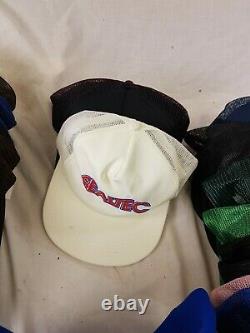 Lot Vintage De 50 Random Trucker Hat Snapback Mesh Patch Cap Mixed 80s 90s