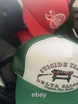 'Lot de 10 casquettes vintage aléatoires pour papa, style snapback trucker baseball cap, rare'
