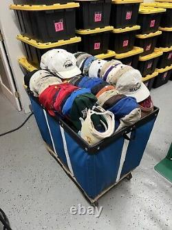 Lot de 100 casquettes de baseball vintage Snapback, casquettes de camionneur et casquettes de balle pour revendeur