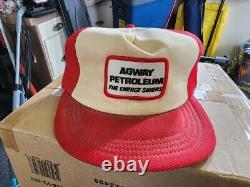 Lot de 12 casquettes Snapback vintage des années 1980 et 1990 avec publicités de camionneurs et de pompiers
