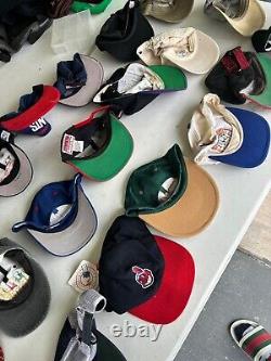 Lot de 27 casquettes de baseball vintage Snapback, casquettes de camionneur, lot de revendeur de balles