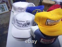 Lot de 40 casquettes de camionneur vintage Casquettes de sport Camionneur Snapback