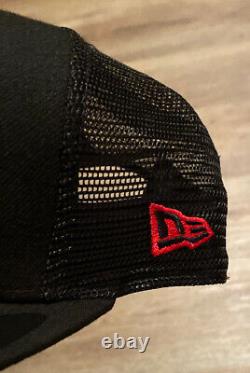 New Era Black San Francisco 49ers Shanahan Square Trucker 9fifty Snapback Hat
