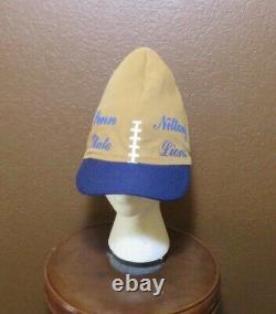 RARE! Casquette Vintage de Football des Nittany Lions de Penn State en Marron et Bleu avec Attache Snapback