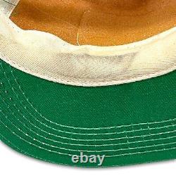 Rare 3 Stripe Snapback Mountain Dew Vintage Hat Trucker Cap Patch Logo USA Made