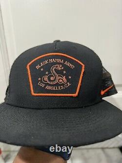 Rare Kobe Bryant Black Mamba Army Nike True Snapback Hat Cap 729428-010