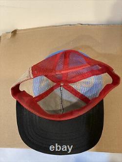 Rare Vintage 70s 80s Snapback Mesh Trucker Hat Cap Dixie South Rebel Pinwheel