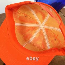 Rare Vintage Stihl Chaîne Saw Trucker Snapback Hat Cap K Produits Orange Mower
