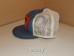 Rare Vintage Stihl Trucker Pat Hat Cap K-produits Denim Snapback Chainsaw