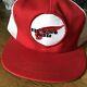 Rare Vtg 80's Red Wing Shoes Patch Trucker Hat Mesh Cap Usa Nos Mint Snapback