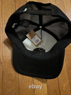 Stüssy © 2022 8 Balle 5 Panneaux De Camionneur Chapeau Snapback Noir One Size Brand New