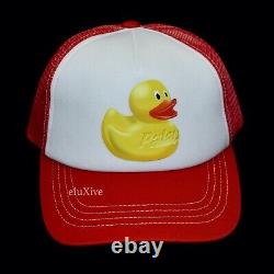 T.n.-o. Caoutchouc Ducky Trucker Hat Cap Red Men's Snapback Ds Ss23 Authentic