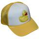 T.n.-o. Caoutchouc Ducky Trucker Hat Cap Yellow Snapback Homme Ds Ss23 Authentic
