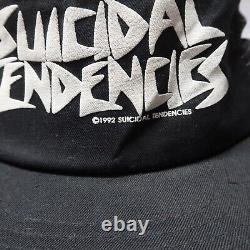 Vieilles Tendances Suicidaires Mesh Trucker Snapback Hat Cap Band Tour Rock 2