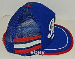 Vintage 1980s Pepsi Cola, Midland, Nc Snapback Trucker's Cap/hat! 3 Stripes! États-unis