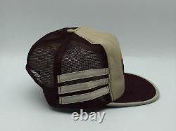 Vintage 3 Stripe Sundowner Reno Snapback Trucker Hat Cap Made In The USA Trois