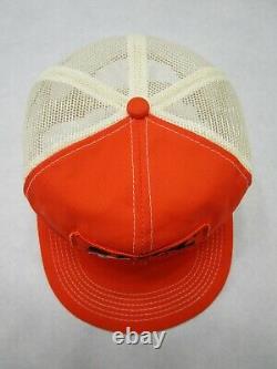Vintage 70s 80s K Products K Brand Stihl Patch Mesh Snapback Trucker Hat Cap USA