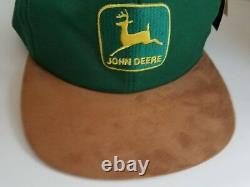 Vintage 90's Nos John Deere K-produits Casquette De Chapeau En Forme De Snapback Made In USA Green/yellow