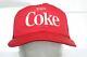 Vintage Appréciez Coke Trucker Hat Kap. Ii 1970s 1980s Coca-cola Red Snapback Cap