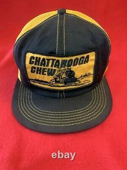 Vintage Chattanooga Chew Mesh Trucker Snapback Chapeau / Casquette De Baseball Priorité Gratuite