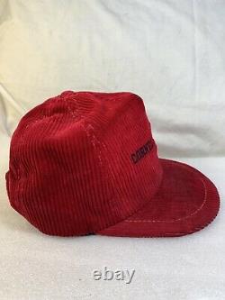 Vintage Cornell University Big Red Corduroy Snapback Chapeau De Camionneur