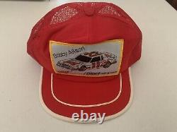 Vintage Des Années 1980 Bobby Allison Mesh Trucker Hat Snapback Miller Nascar USA Made