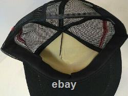 Vintage Firstone Snapback Trucker Hat 3 Stripe Mesh Cap USA Nos Mint Scarce