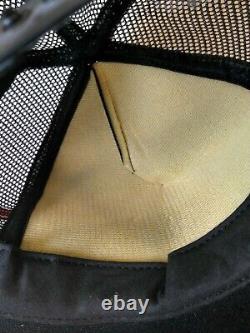 Vintage Firstone Snapback Trucker Hat 3 Stripe Mesh Cap USA Nos Mint Scarce