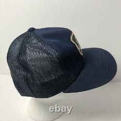Vintage Ford Patch Trucker Snapback Hat Bleu Réglable Jeune Une Casquette Ya