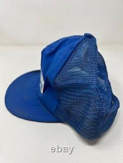 Vintage Ford Snapback Logo Patch Mesh Ya Trucker Hat Cap Bleu Clair 80s
