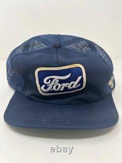 Vintage Ford Snapback Patch Mesh Ya Trucker Hat Cap Nwdt 80s