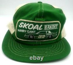 Vintage Harry Gant Skoal Bandit K-produits Mesh Trucker Snapback Chapeau De Patch