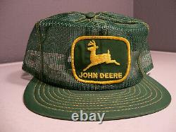 Vintage John Deere Louisville Mfg Co Etats-unis Maillage Complet Nos Snapback Camionneur Cap